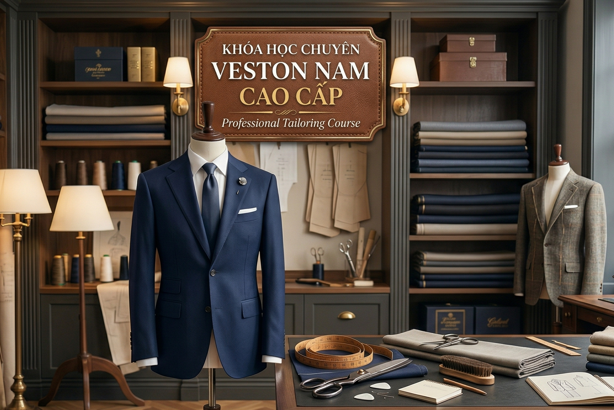 Veston nam cao cấp